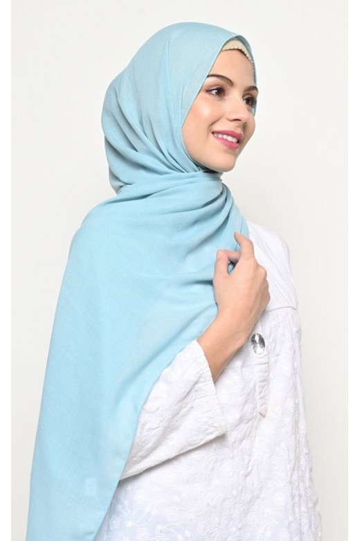 Pasmina Voal Gucci Jahit Tepi Cerulian